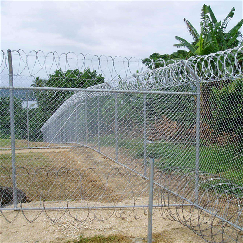 監(jiān)獄蛇腹形刀刺隔離網(wǎng)圖片3