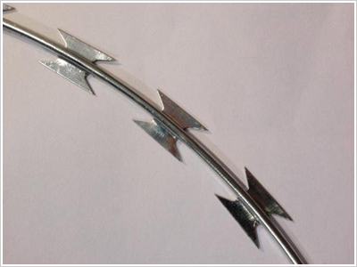 上海蛇腹型不銹鋼刀片刺網圖片1